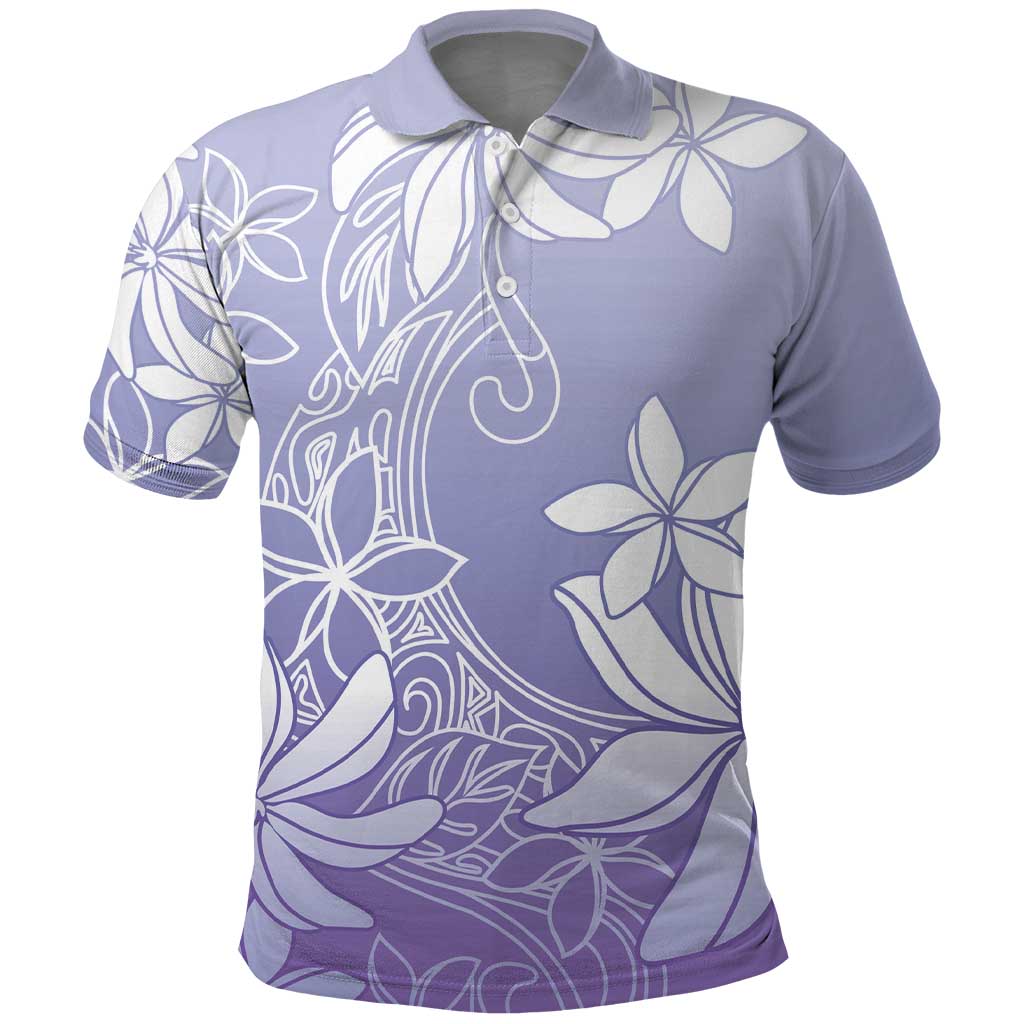 Tiare Tahiti Polo Shirt Purple Polynesia Motifs LT05 Purple - Polynesian Pride