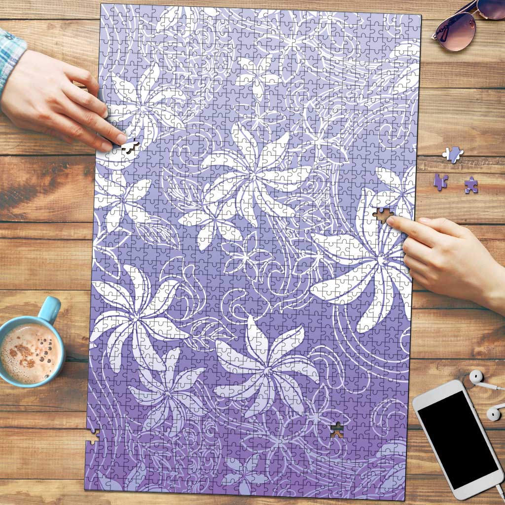 Tiare Tahiti Puzzle Purple Polynesia Motifs LT05 Purple - Polynesian Pride