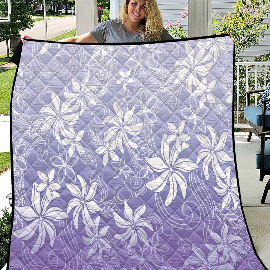 Tiare Tahiti Quilt Purple Polynesia Motifs LT05 Purple - Polynesian Pride