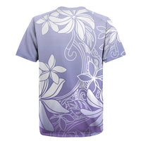 Tiare Tahiti Rugby Jersey Purple Polynesia Motifs LT05 - Polynesian Pride