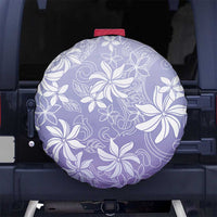 Tiare Tahiti Spare Tire Cover Purple Polynesia Motifs LT05 No hole Purple - Polynesian Pride