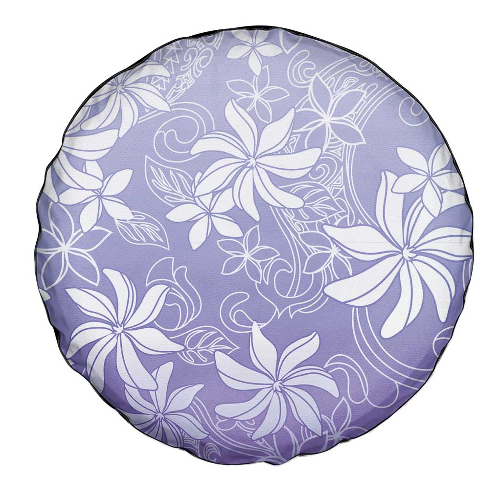 Tiare Tahiti Spare Tire Cover Purple Polynesia Motifs LT05 - Polynesian Pride