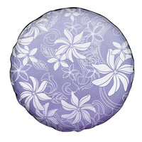 Tiare Tahiti Spare Tire Cover Purple Polynesia Motifs LT05 - Polynesian Pride
