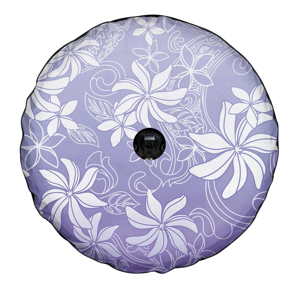 Tiare Tahiti Spare Tire Cover Purple Polynesia Motifs LT05 - Polynesian Pride