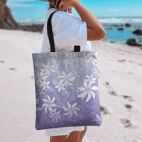 Tiare Tahiti Tote Bag Purple Polynesia Motifs LT05 - Polynesian Pride
