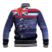 Hawaii Pearl Harbor Remembrance Day Baseball Jacket Flag Style LT05 - Polynesian Pride
