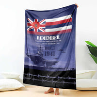 Hawaii Pearl Harbor Remembrance Day Blanket Flag Style LT05 - Polynesian Pride