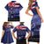 Hawaii Pearl Harbor Remembrance Day Family Matching Short Sleeve Bodycon Dress and Hawaiian Shirt Flag Style