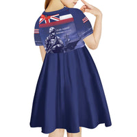 Hawaii Pearl Harbor Remembrance Day Kid Short Sleeve Dress Flag Style LT05 - Polynesian Pride