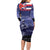 Hawaii Pearl Harbor Remembrance Day Long Sleeve Bodycon Dress Flag Style