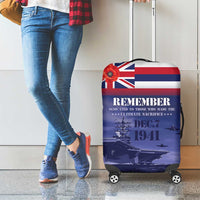 Hawaii Pearl Harbor Remembrance Day Luggage Cover Flag Style LT05 - Polynesian Pride