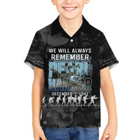 Personalized Pearl Harbor Remembrance Day Kid Hawaiian Shirt We Will Always Remember LT05 Kid Black - Polynesian Pride