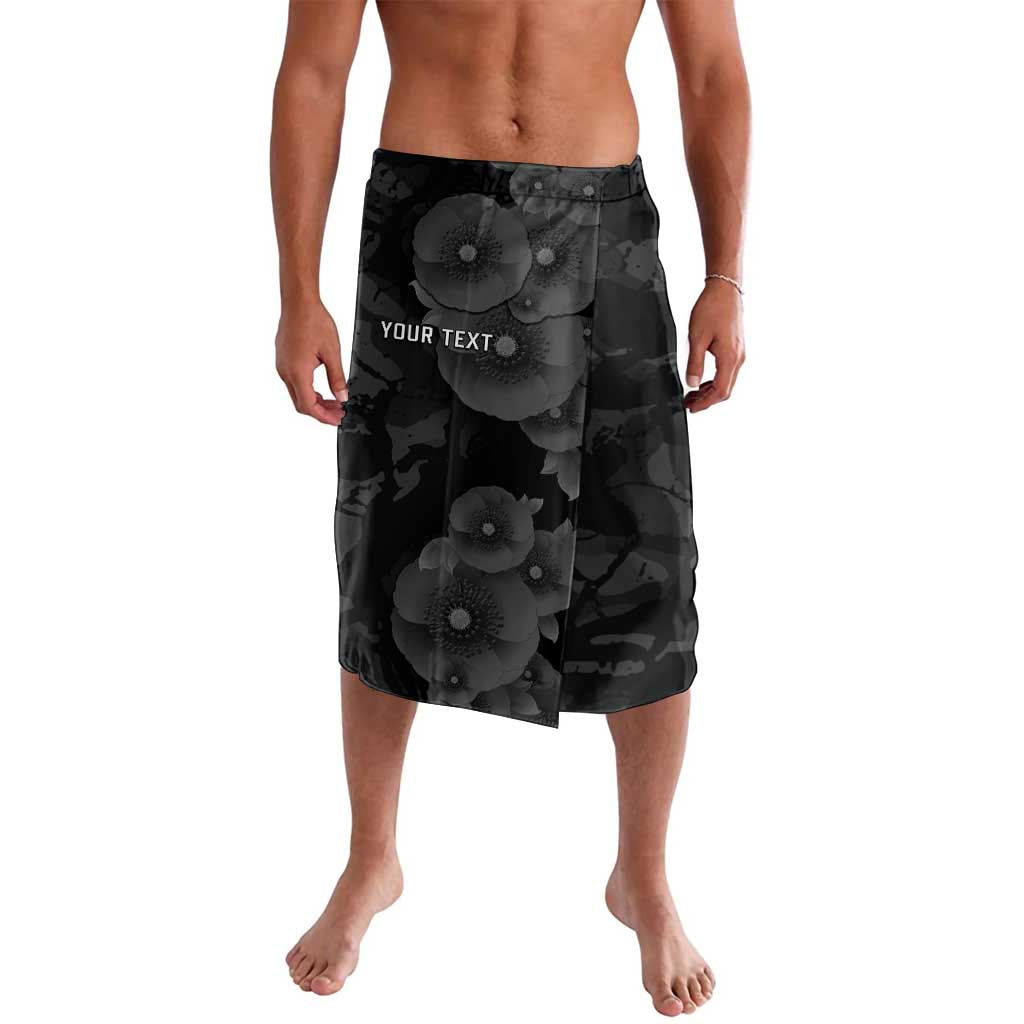 Personalized Pearl Harbor Remembrance Day Lavalava We Will Always Remember LT05 Black - Polynesian Pride