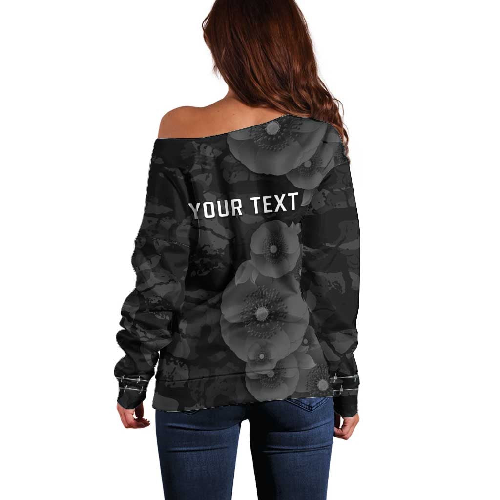 Personalized Pearl Harbor Remembrance Day Off Shoulder Sweater We Will Always Remember LT05 - Polynesian Pride