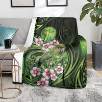 New Zealand Aotearoa Kakapo Blanket Maori Pattern With Manuka Galaxy Style LT05 - Polynesian Pride