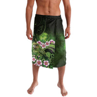 New Zealand Aotearoa Kakapo Lavalava Maori Pattern With Manuka Galaxy Style LT05 Green - Polynesian Pride