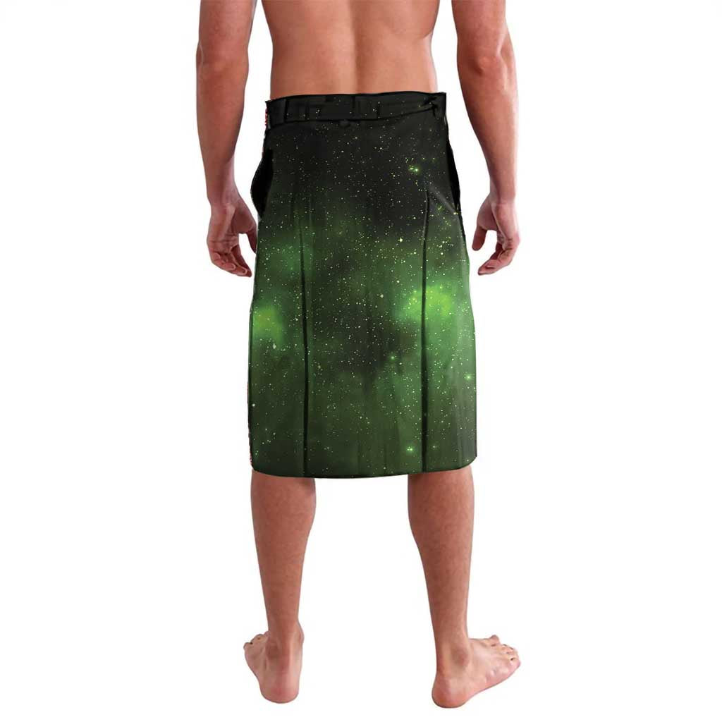 New Zealand Aotearoa Kakapo Lavalava Maori Pattern With Manuka Galaxy Style LT05 - Polynesian Pride
