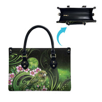 New Zealand Aotearoa Kakapo Leather Bag Maori Pattern With Manuka Galaxy Style LT05 - Polynesian Pride