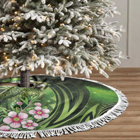 New Zealand Aotearoa Kakapo Tree Skirt Maori Pattern With Manuka Galaxy Style LT05 - Polynesian Pride