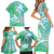 Couple Sea Turtle One Love One Heart Family Matching Short Sleeve Bodycon Dress and Hawaiian Shirt LT05 - Polynesian Pride