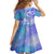 Couple Blue Sea Turtle Heart Love Family Matching Short Sleeve Bodycon Dress and Hawaiian Shirt LT05 - Polynesian Pride