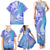 Couple Blue Sea Turtle Heart Love Family Matching Tank Maxi Dress and Hawaiian Shirt LT05 - Polynesian Pride