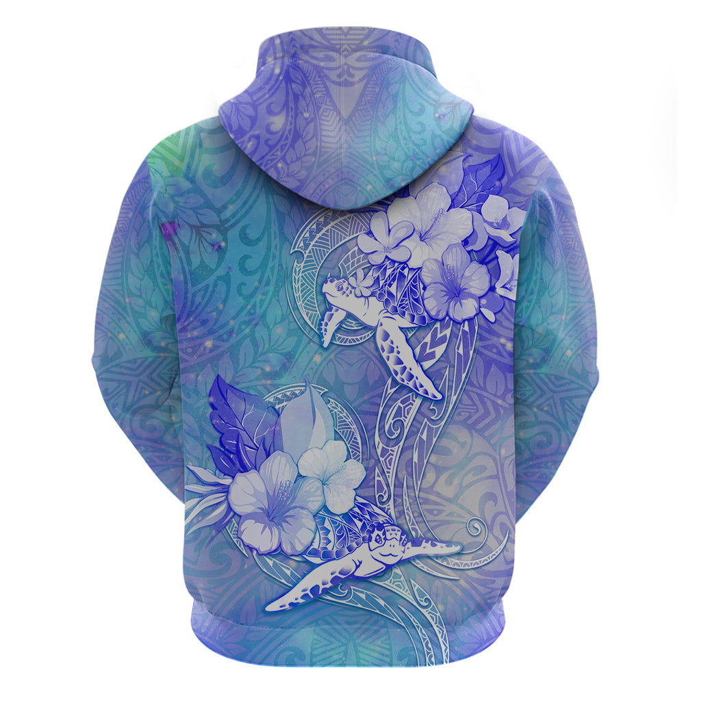 Couple Blue Sea Turtle Heart Love Hoodie LT05 - Polynesian Pride