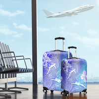 Couple Blue Sea Turtle Heart Love Luggage Cover LT05 - Polynesian Pride