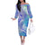 Couple Blue Sea Turtle Heart Love Off The Shoulder Long Sleeve Dress LT05 Women Blue - Polynesian Pride