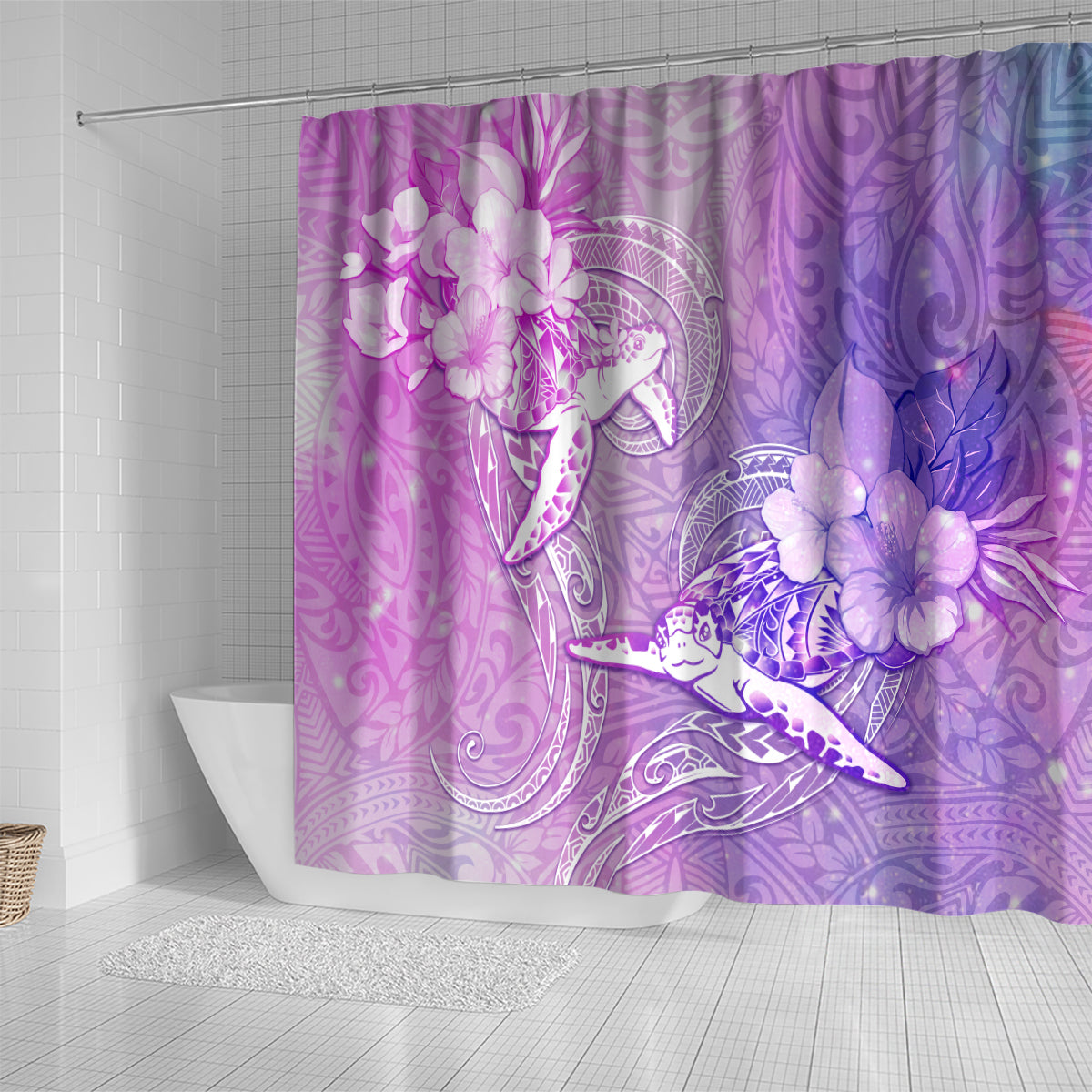 Couple Sea Turtle Love Give Us A Fairytale Shower Curtain LT05 - Polynesian Pride