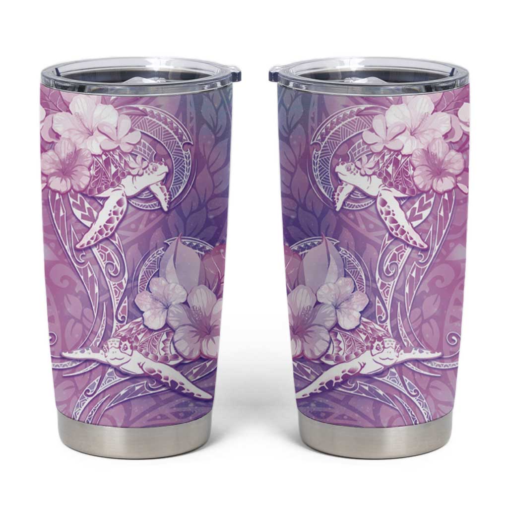 Couple Sea Turtle Love Give Us A Fairytale Tumbler Cup LT05 Pink - Polynesian Pride