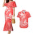 Polynesia Sea Turtle Couple Couples Matching Mermaid Dress and Hawaiian Shirt Happy Valentine Day Red LT05 Red - Polynesian Pride