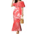 Polynesia Sea Turtle Couple Family Matching Mermaid Dress and Hawaiian Shirt Happy Valentine Day Red LT05 Mom's Dress Red - Polynesian Pride