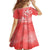 Polynesia Sea Turtle Couple Kid Short Sleeve Dress Happy Valentine Day Red LT05 - Polynesian Pride