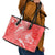 Polynesia Sea Turtle Couple Leather Tote Bag Happy Valentine Day Red LT05 - Polynesian Pride