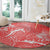 Polynesia Sea Turtle Couple Round Carpet Happy Valentine Day Red LT05 - Polynesian Pride