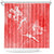 Polynesia Sea Turtle Couple Shower Curtain Happy Valentine Day Red LT05 Red - Polynesian Pride