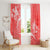 Polynesia Sea Turtle Couple Window Curtain Happy Valentine Day Red LT05 - Polynesian Pride