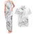 Polynesia Sea Turtle Couple Couples Matching Tank Maxi Dress and Hawaiian Shirt Happy Valentine Day White LT05 White - Polynesian Pride