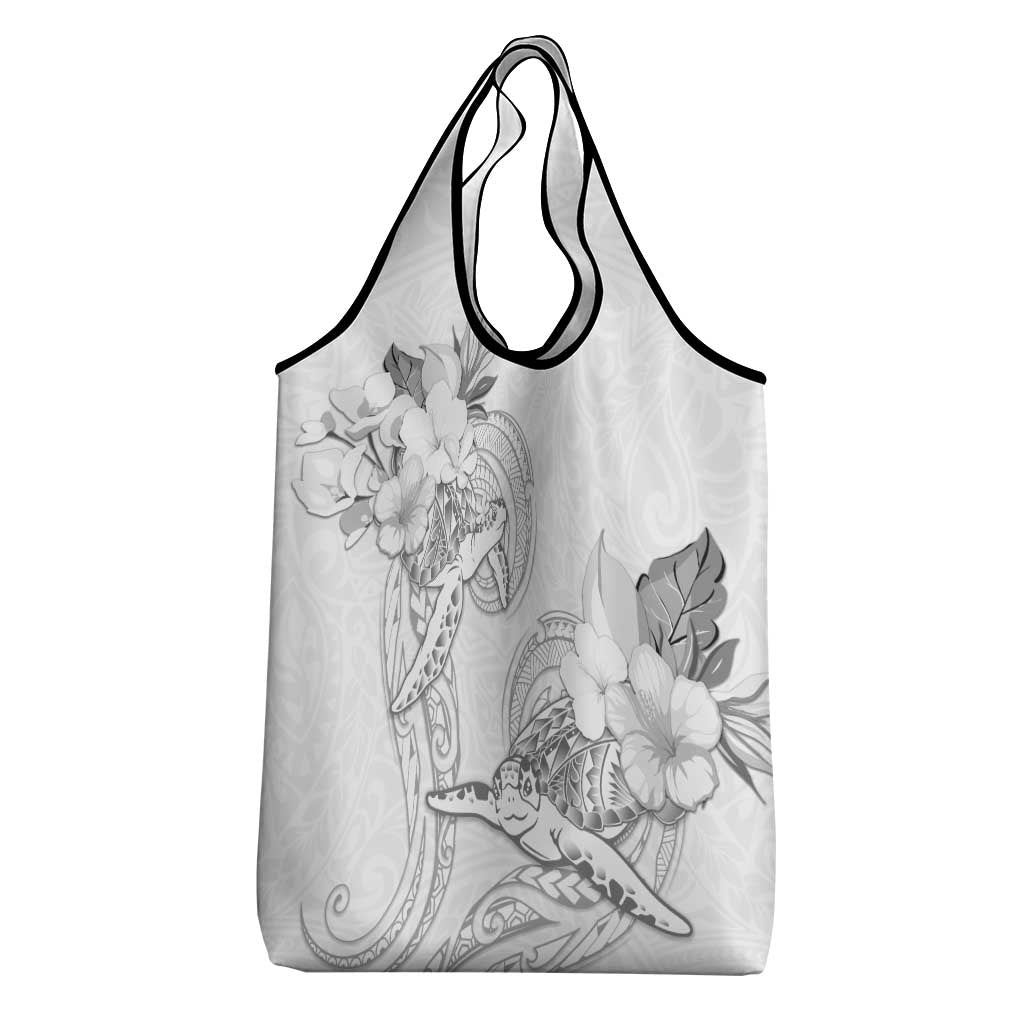 Polynesia Sea Turtle Couple Grocery Bag Happy Valentine Day White LT05 - Polynesian Pride