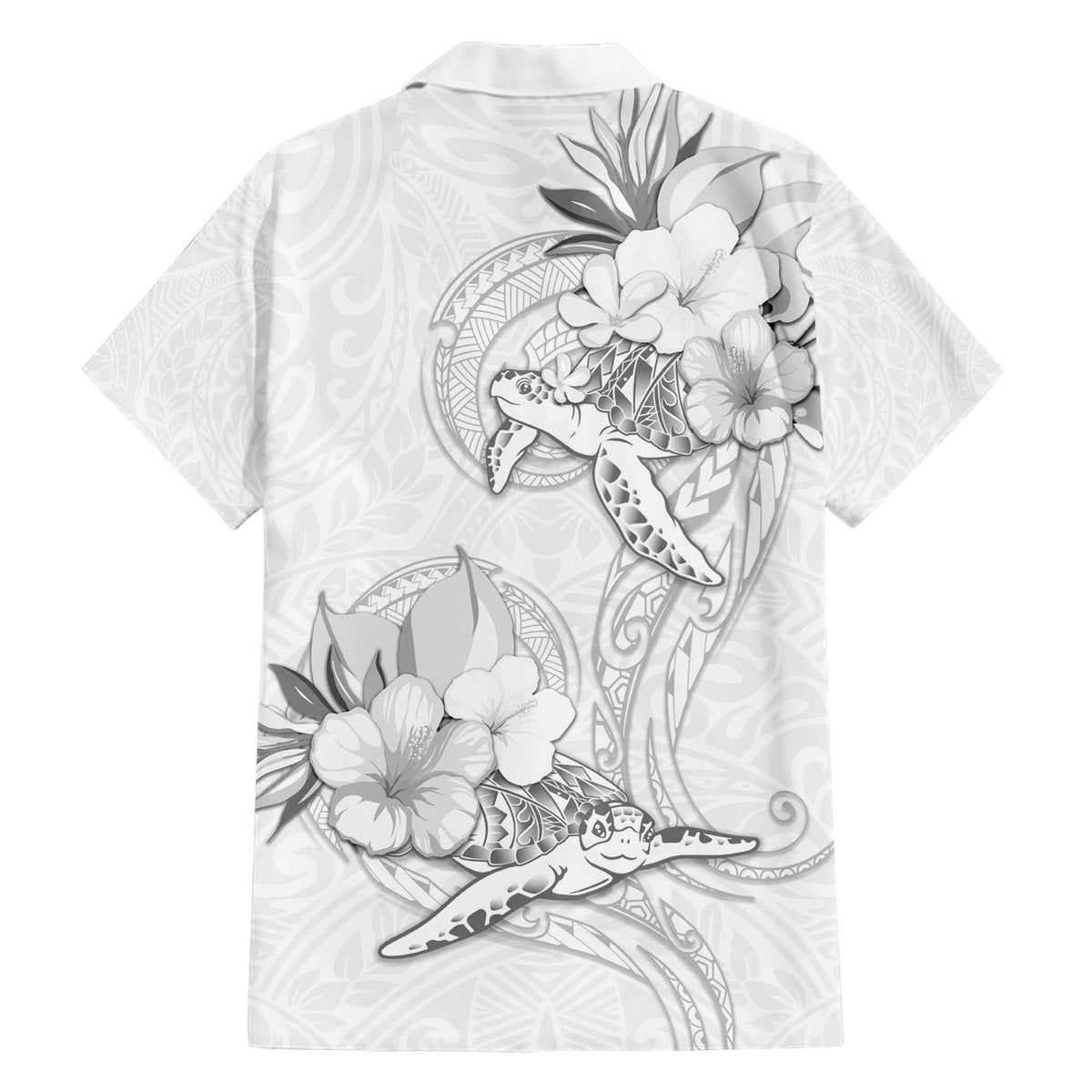 Polynesia Sea Turtle Couple Hawaiian Shirt Happy Valentine Day White LT05 - Polynesian Pride