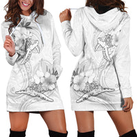 Polynesia Sea Turtle Couple Hoodie Dress Happy Valentine Day White LT05 - Polynesian Pride