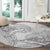 Polynesia Sea Turtle Couple Round Carpet Happy Valentine Day White LT05 - Polynesian Pride