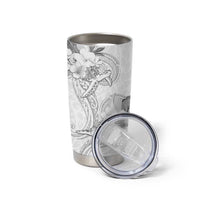 Polynesia Sea Turtle Couple Tumbler Cup Happy Valentine Day White LT05 - Polynesian Pride
