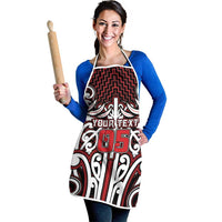 Custom Aotearoa Ngapuhi Apron Maori Tribal Pattern Mix Poutama LT05 - Polynesian Pride