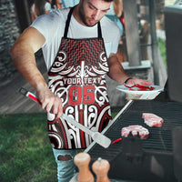 Custom Aotearoa Ngapuhi Apron Maori Tribal Pattern Mix Poutama LT05 - Polynesian Pride
