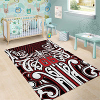 Custom Aotearoa Ngapuhi Area Rug Maori Tribal Pattern Mix Poutama LT05 - Polynesian Pride