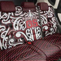 Custom Aotearoa Ngapuhi Back Car Seat Cover Maori Tribal Pattern Mix Poutama LT05 - Polynesian Pride