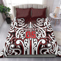 Custom Aotearoa Ngapuhi Bedding Set Maori Tribal Pattern Mix Poutama LT05 - Polynesian Pride