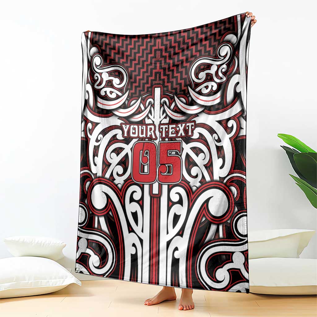 Custom Aotearoa Ngapuhi Blanket Maori Tribal Pattern Mix Poutama LT05 - Polynesian Pride